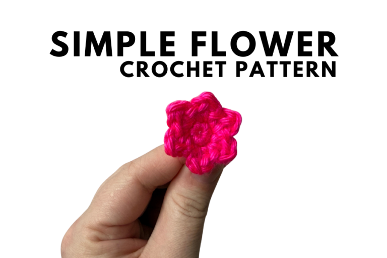 How to Crochet a Tiny Flower (Free Pattern)