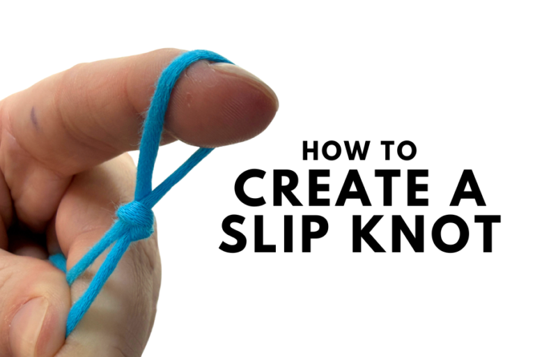 How to Do a Slip Knot to Crochet for Beginners